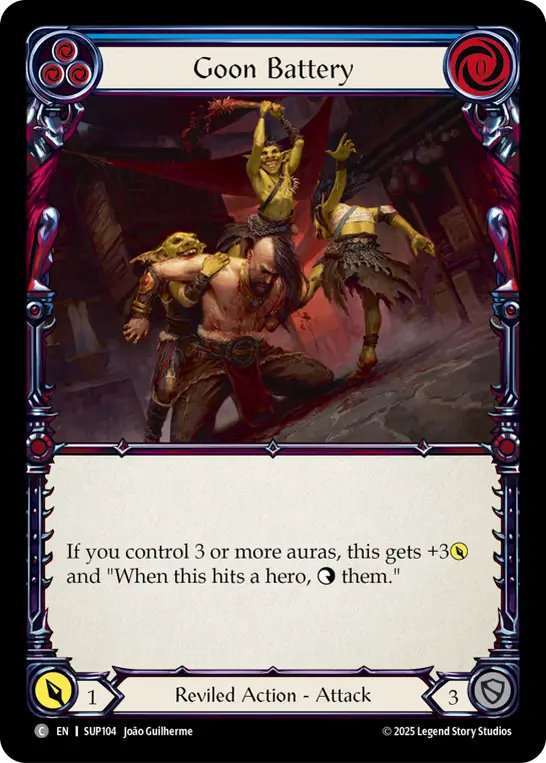 Card: Goon Battery (blu)