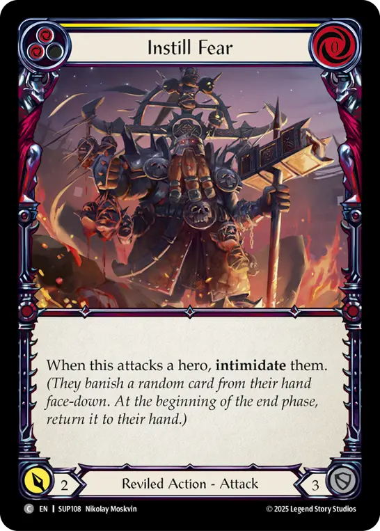Card: Instill Fear (yel)