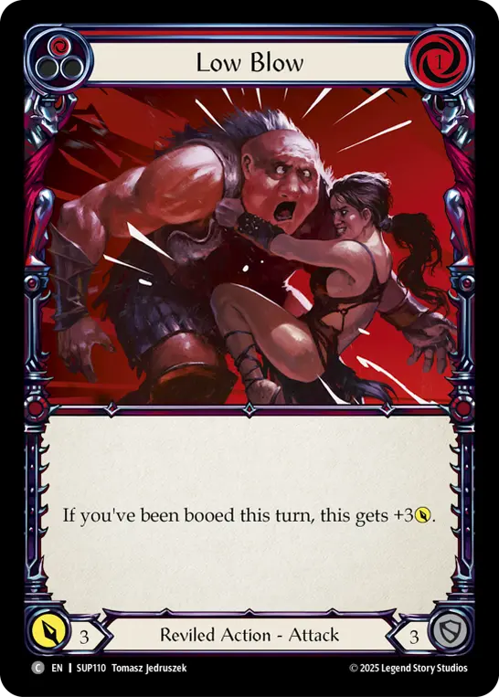 Card: Low Blow (red)