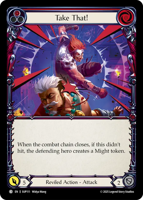 Card: Take That! (red)
