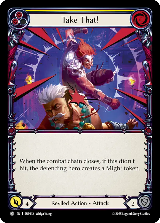 Card: Take That! (yel)