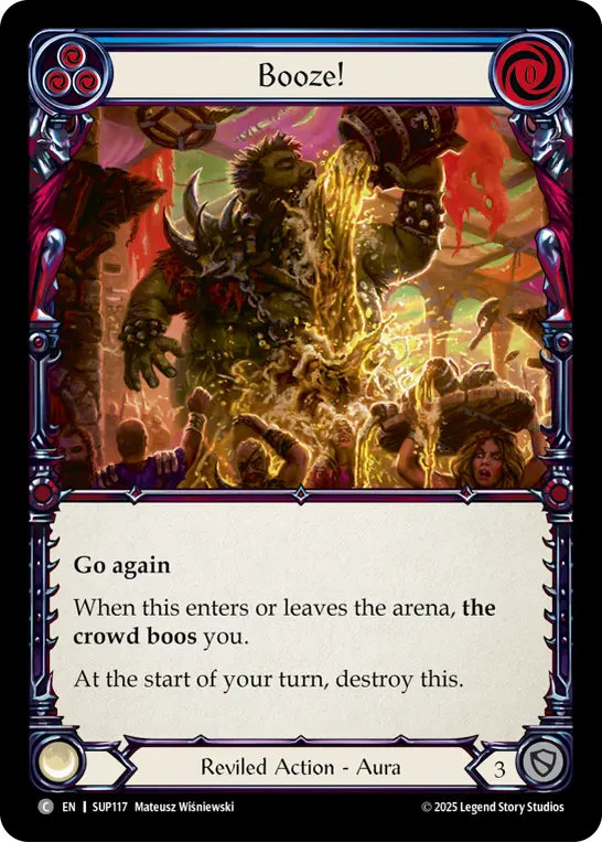 Card: Booze! (blu)
