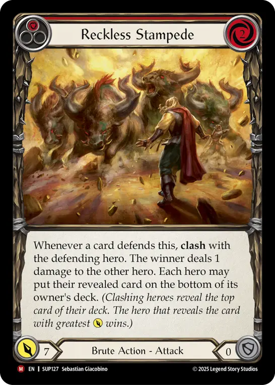 Card: Reckless Stampede (red)