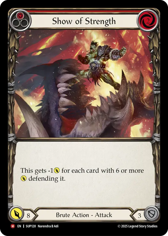 Card: Show of Strength (red)
