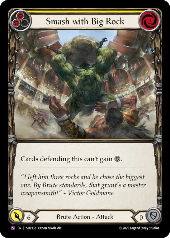 Card: Smash with Big Rock (yel)