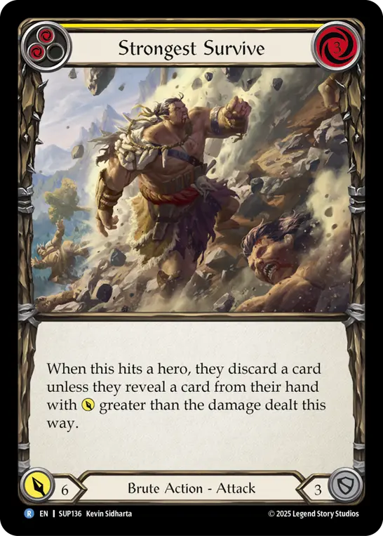 Card: Strongest Survive (yel)