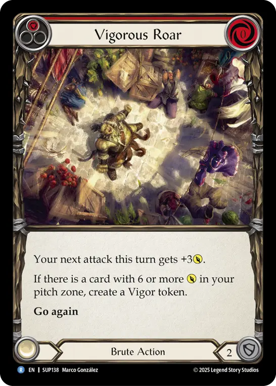 Card: Vigorous Roar (red)