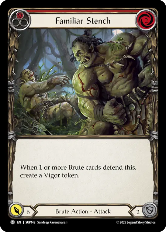 Card: Familiar Stench (red)