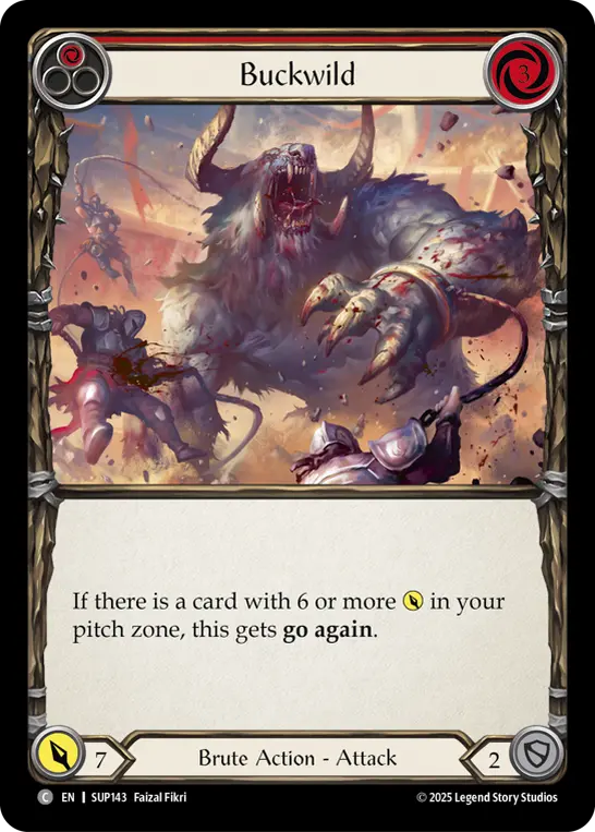 Card: Buckwild (red)