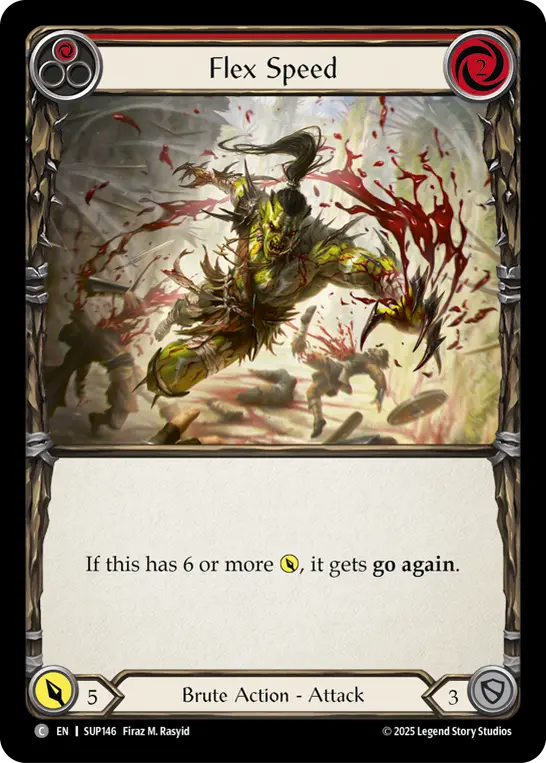 Card: Flex Speed (red)