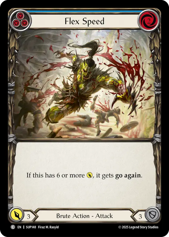 Card: Flex Speed (blu)