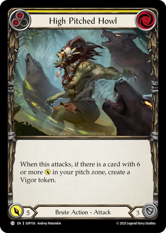 Card: High Pitched Howl (yel)