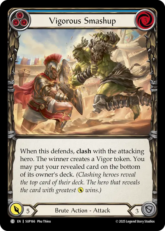Card: Vigorous Smashup (blu)