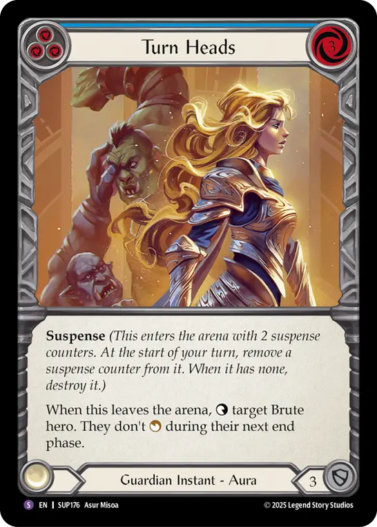 Card: Turn Heads (blu)