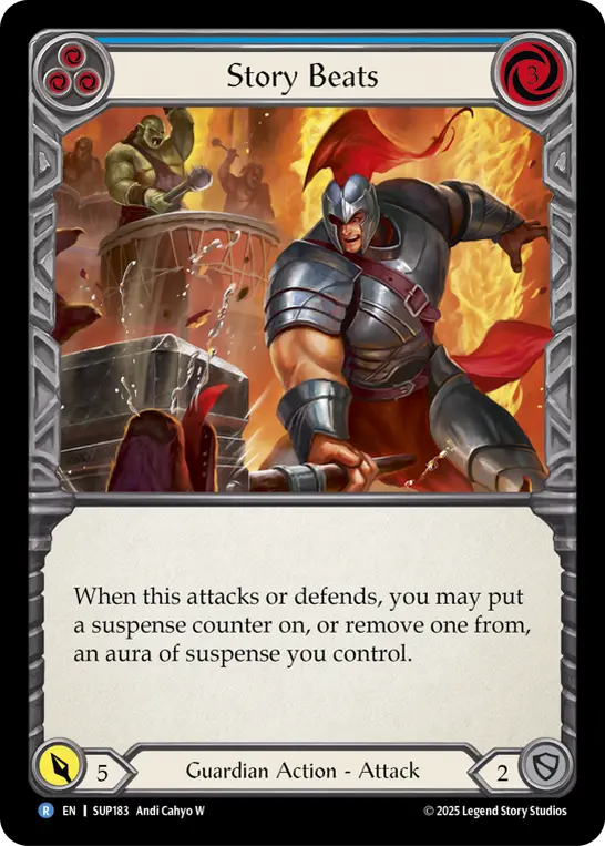 Card: Story Beats (blu)