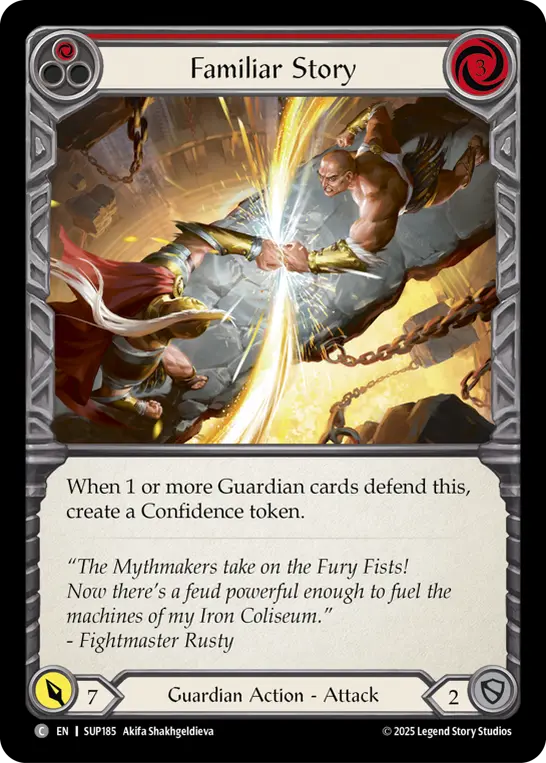 Card: Familiar Story (red)