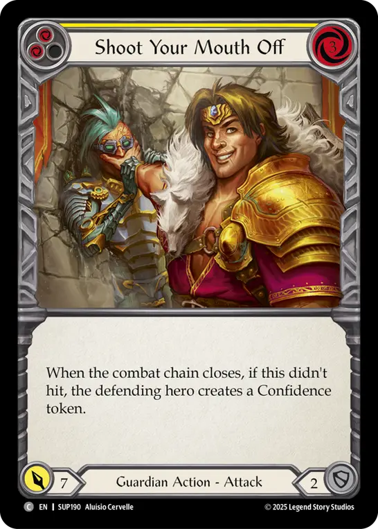Card: Shoot Your Mouth Off (yel)