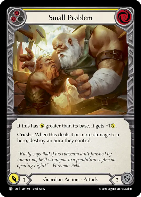 Card: Small Problem (yel)