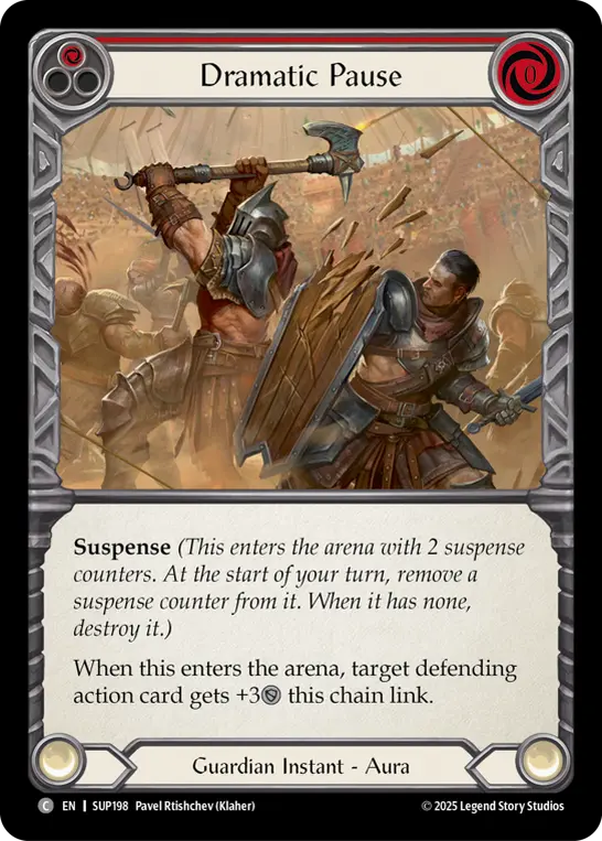Card: Dramatic Pause (red)