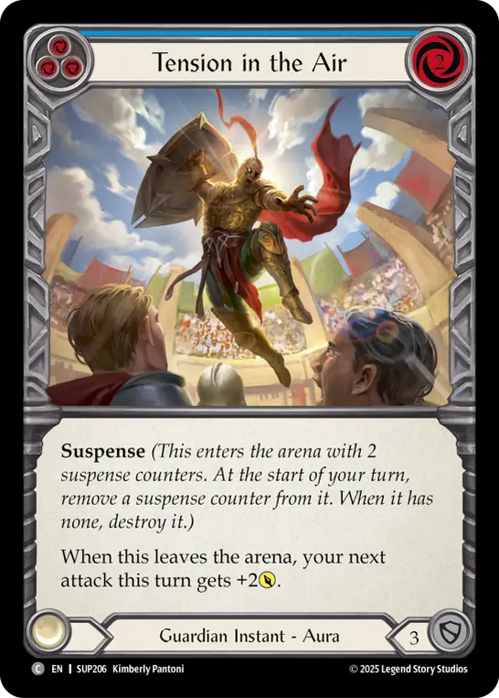 Card: Tension in the Air (blu)