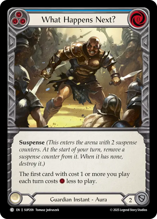 Card: What Happens Next? (blu)