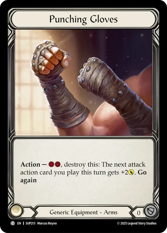 Card: Punching Gloves