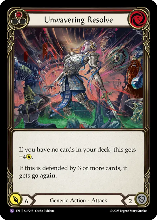 Card: Unwavering Resolve (red)