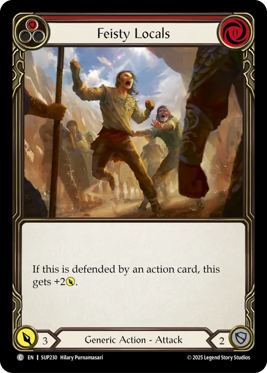 Card: Feisty Locals (red)