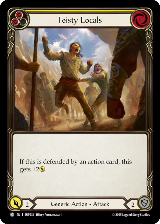Card: Feisty Locals (yel)