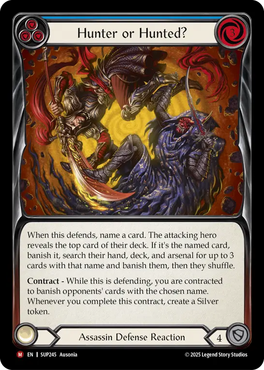 Card: Hunter or Hunted? (blu)
