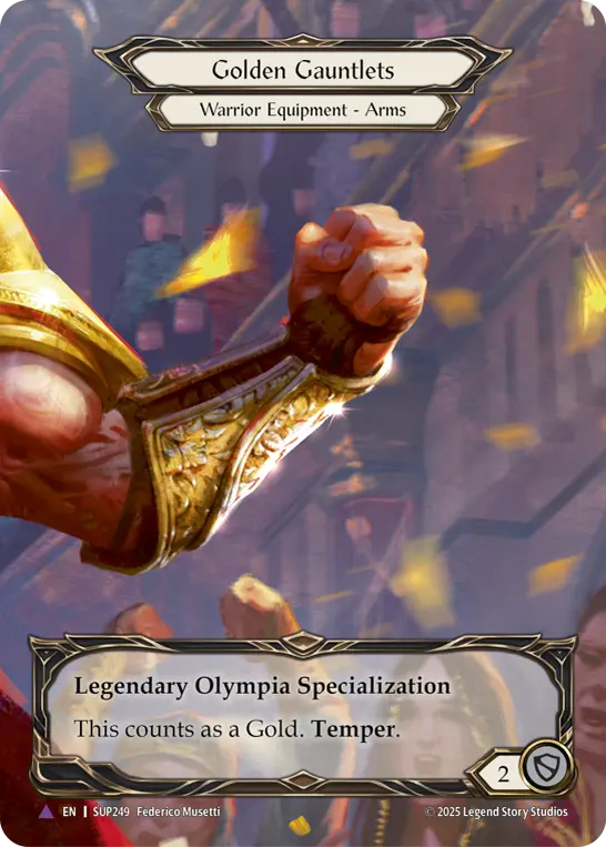 Card: Golden Gauntlets