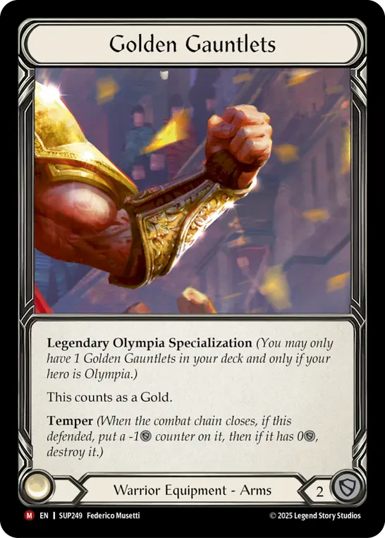 Card: Golden Gauntlets