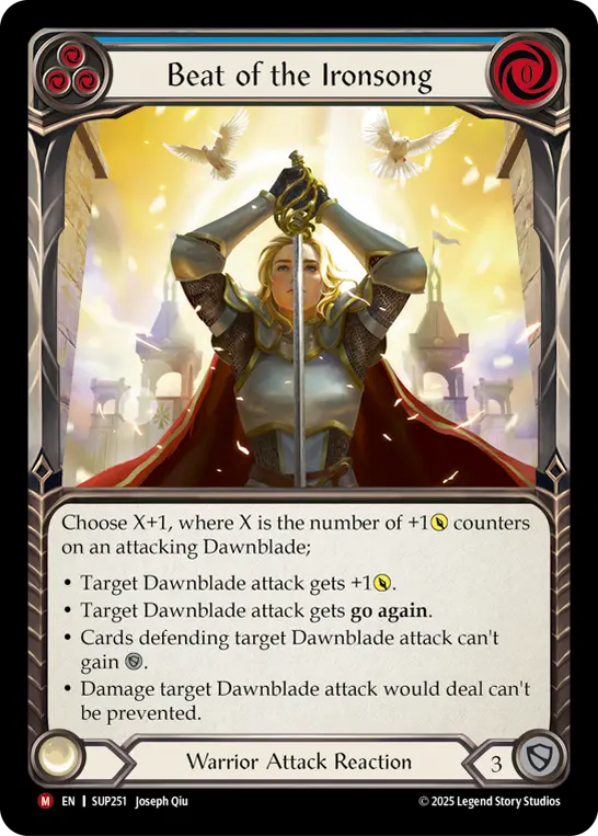 Card: Beat of the Ironsong (blu)