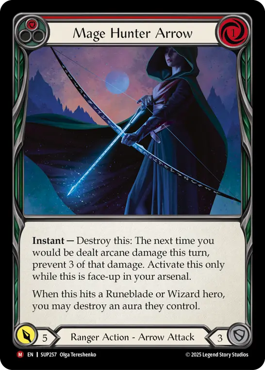 Card: Mage Hunter Arrow (red)