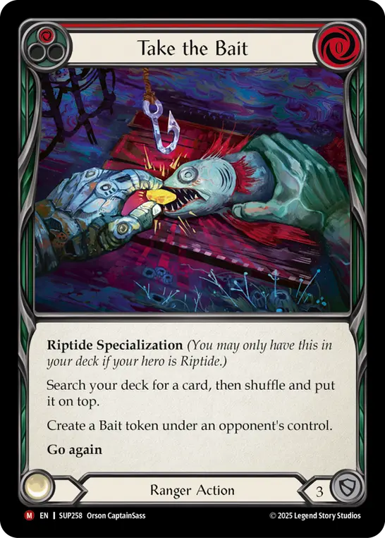 Card: Take the Bait (red)