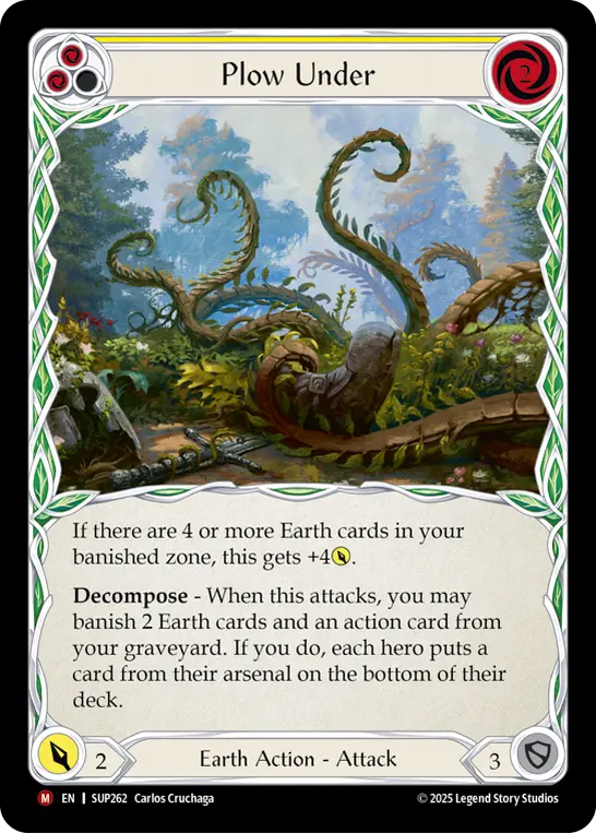 Card: Plow Under (yel)
