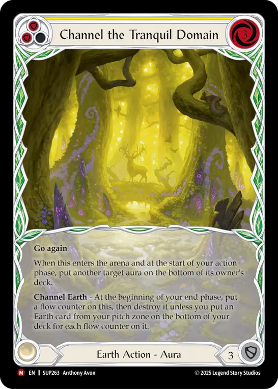 Card: Channel the Tranquil Domain (yel)