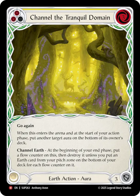 Card: Channel the Tranquil Domain (yel)