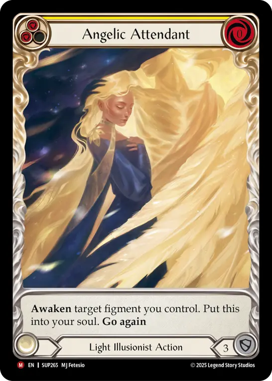 Card: Angelic Attendant (yel)
