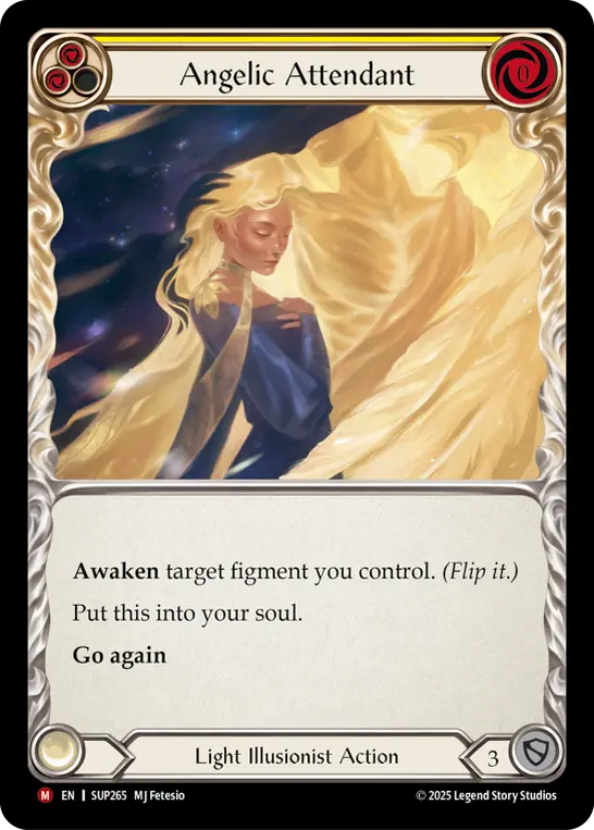 Card: Angelic Attendant (yel)