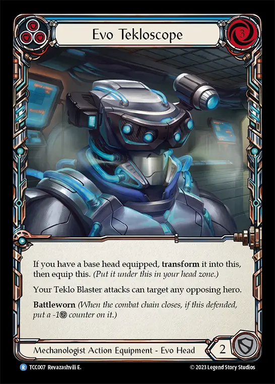 Card: Evo Tekloscope (blu)