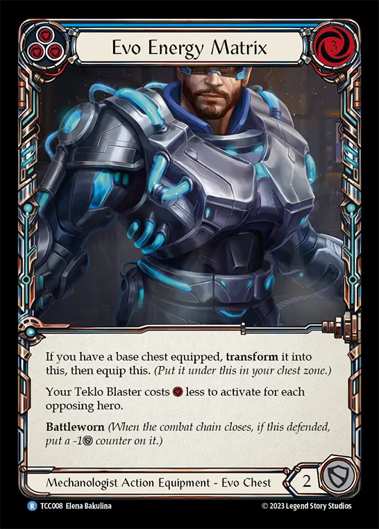Card: Evo Energy Matrix (blu)