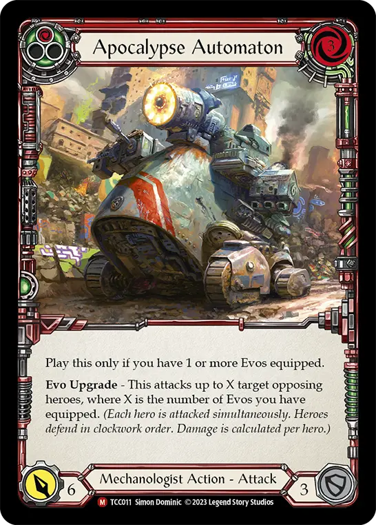 Card: Apocalypse Automaton (red)