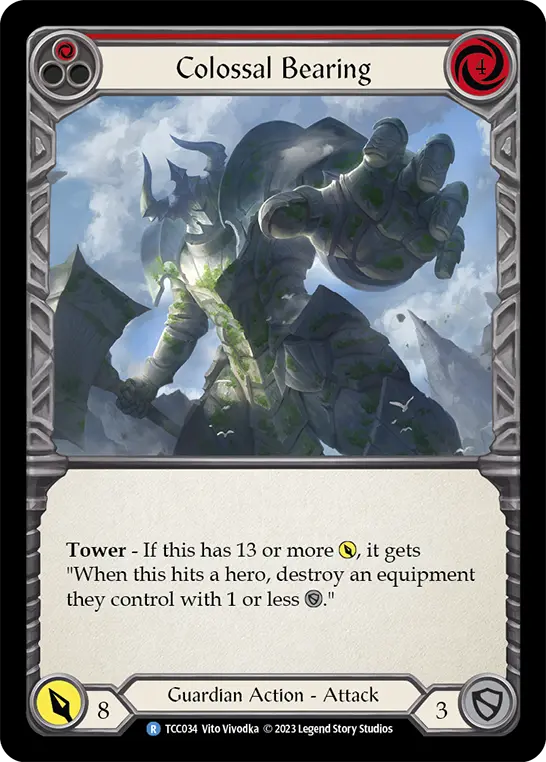 Card: Colossal Bearing (red)