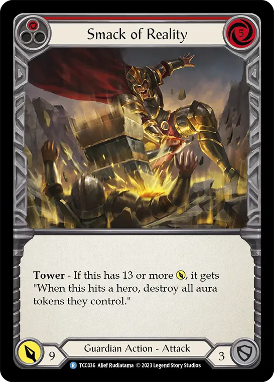 Card: Smack of Reality (red)