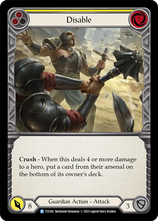 Card: Disable (yel)