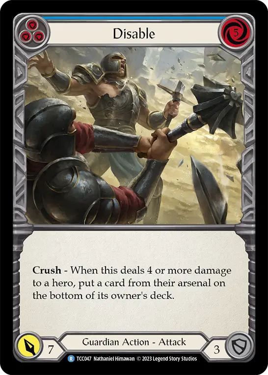 Card: Disable (blu)