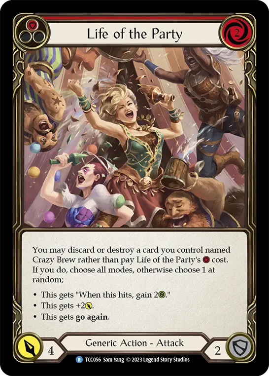 Card: Life of the Party (red)