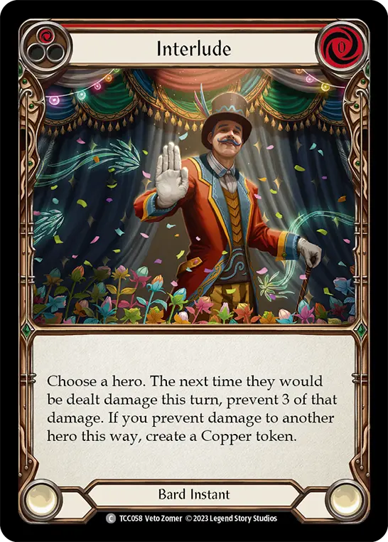 Card: Interlude (red)
