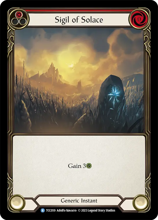 Card: Sigil of Solace (red)